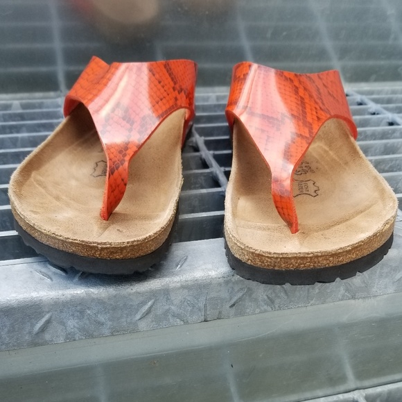 Birkenstock Snake Print Sandals - Picture 3 of 6